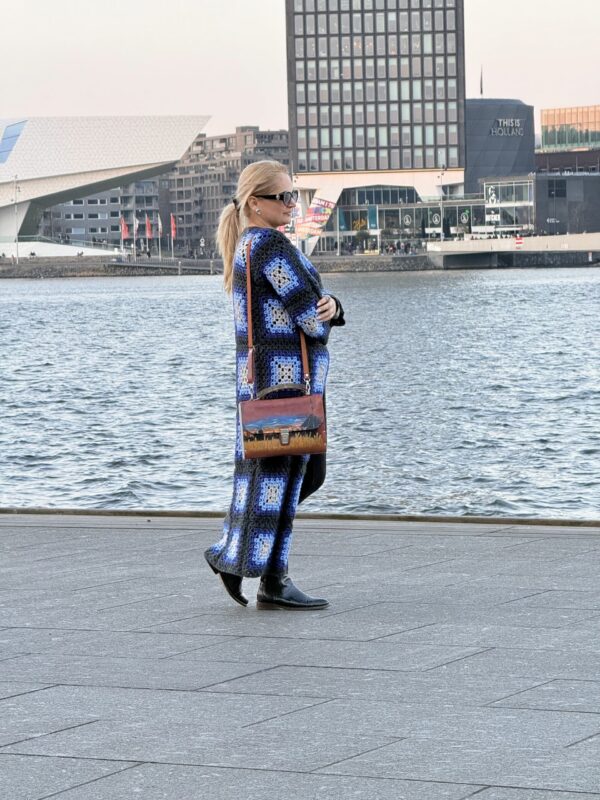 Long Crochet Cardigan Vest for Women – Boho Knitted Open Front Sweater, Lightweight Summer Layer