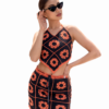 Crochet Summer Set | Stylish Handmade Top & Skirt