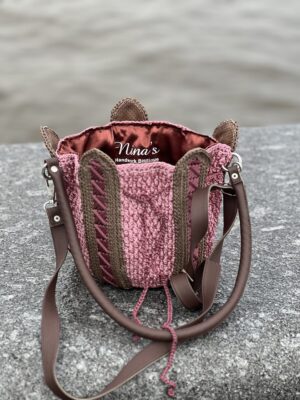 Exclusieve Meesterwerk  Unieke Tulp Croche  Tas