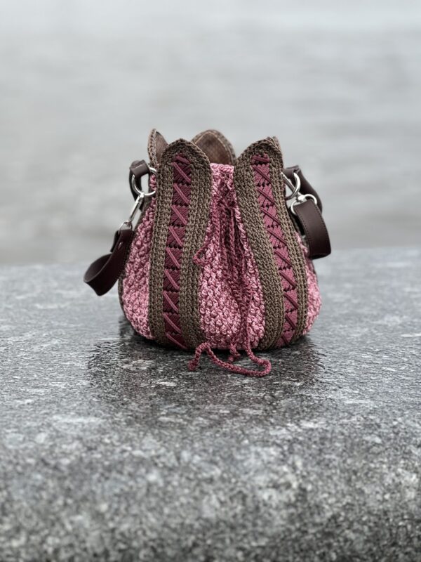 Exclusieve Meesterwerk  Unieke Tulp Croche  Tas