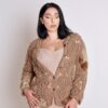 Jas van 50% wol en 50% alpaca - Beige (M-L) Bonte van Max Mara