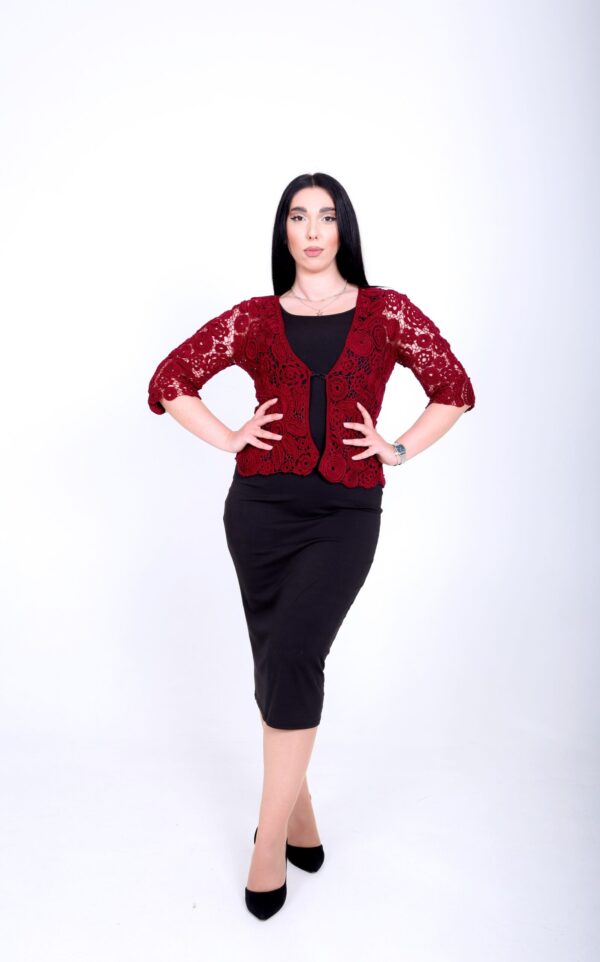 Unieke Crochet Zomer Jas  Handmade Irse Kant maat M-L