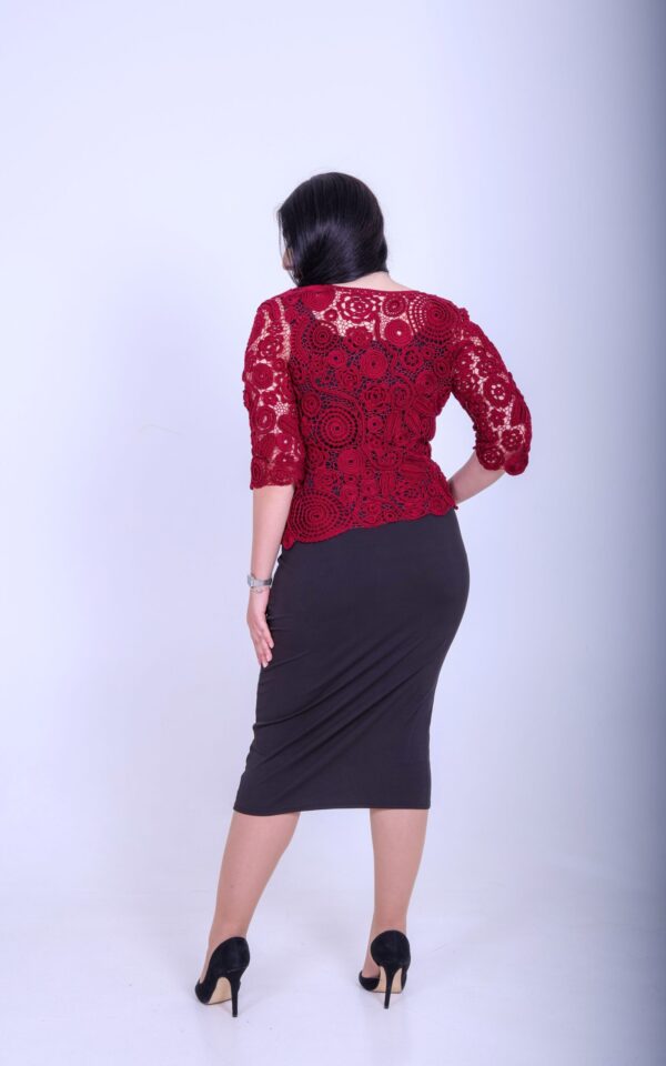 Unieke Crochet Zomer Jas  Handmade Irse Kant maat M-L