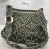 Exclusief  Handmade  schouder Tas Macramé
