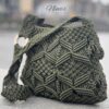 Exclusief  Handmade  schouder Tas Macramé