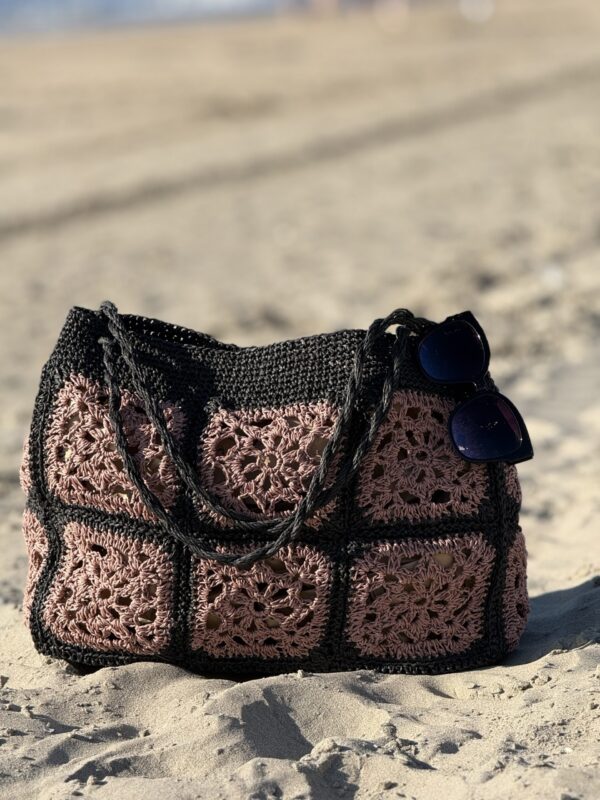 Exclusief Strand Raffia Tas Handmade