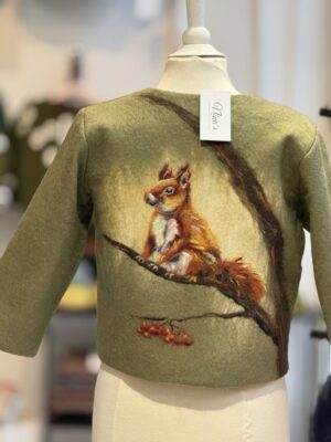 Handgemaakte Merinowol Kleding voor Kinderen | Luxe & Ambacht  Eekhoorn Vilt 6-7 jaar