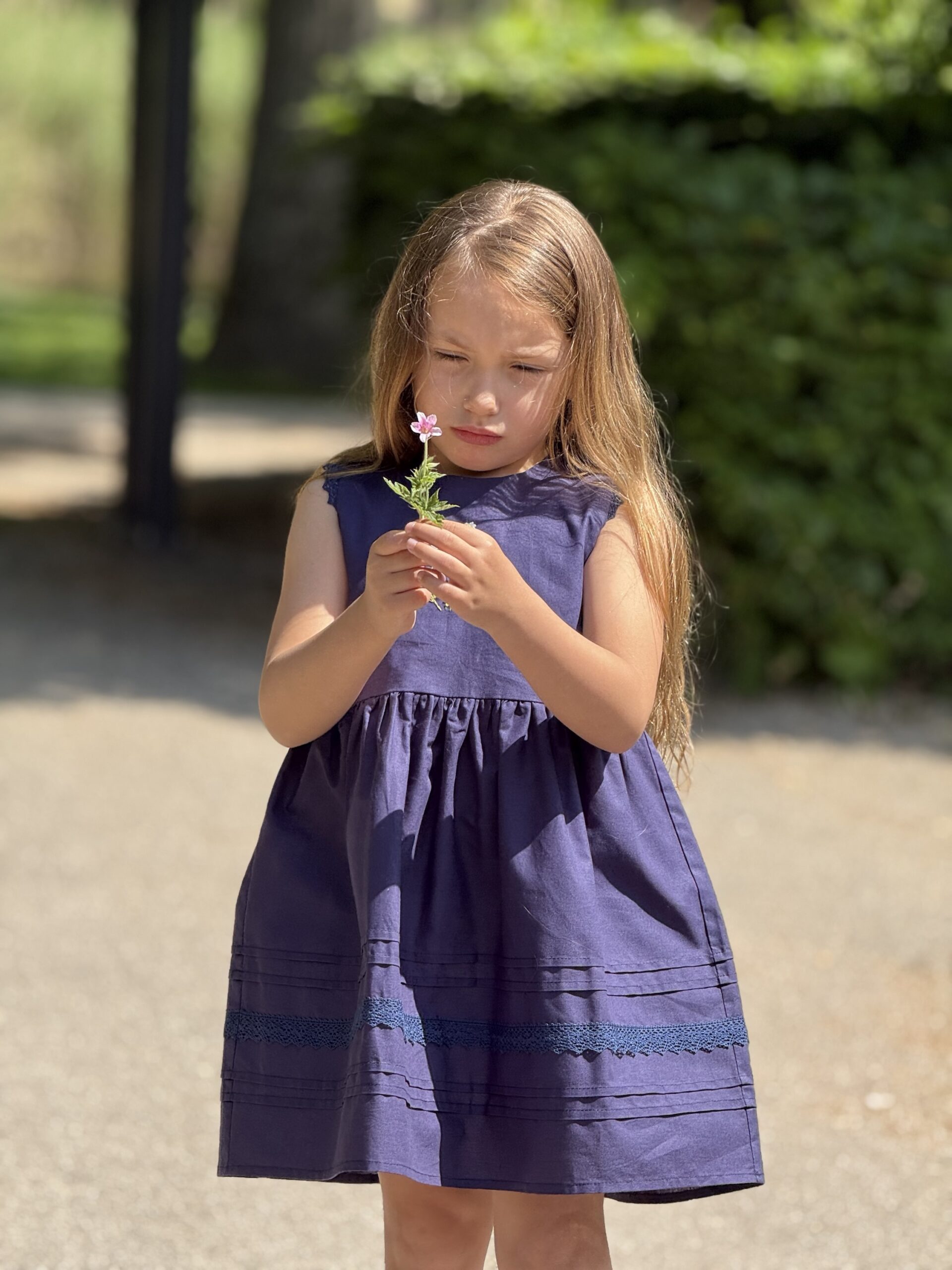 Kinderjurk met lieveheersbeestje Hand geschilderd
Katoen (4-5 jaar) - Afbeelding 4