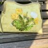 Unieke Tas met Paardenstoel Borduurwerk Duurzame Stoof Handmade 
Metalen sluiting vintage stijl