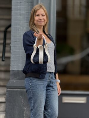 Exclusief   Unieke Tulp Tas Handmade