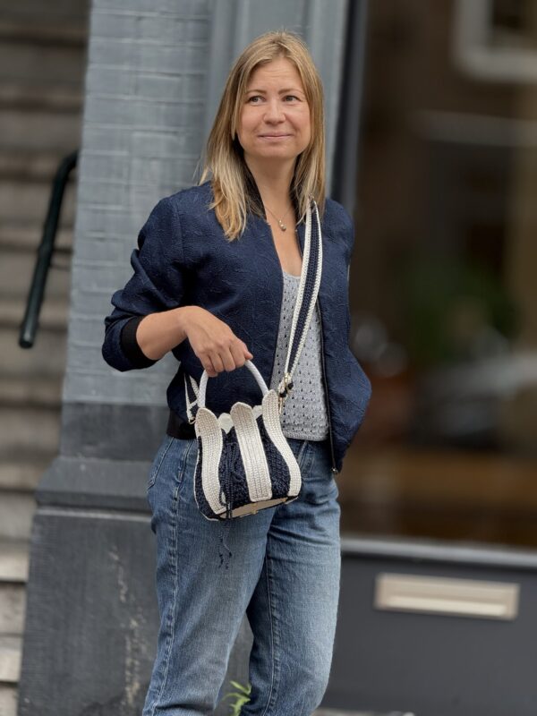 Exclusief   Unieke Tulp Tas Handmade