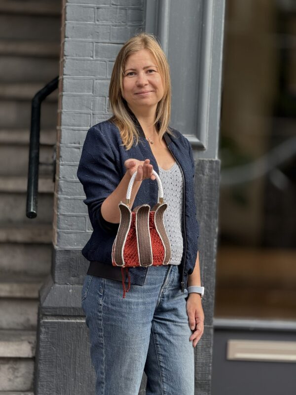 Exclusiefe   Unieke Tulp  Croche Tas