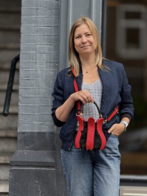 Exclusief   Unieke Tulp Croche Tas