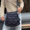 Exclusief  Handmade  schouder Tas Macramé