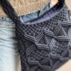 Exclusief  Handmade  schouder Tas Macramé