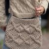 Exclusief  Handmade  schouder Tas Macramé Crème Kleur