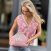 Exclusieve Tas met Portemonnee 
Antieke stijl sluiting Handmade Crochet