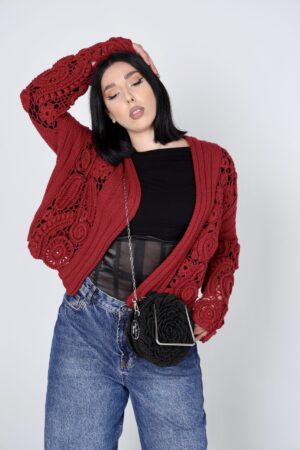 Unieke Crochet Zomer Jas  Handmade Irse Kant maat S-M-L