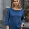 Blouse  Handgemaakt  van   70%  Italiaanse Merino Wol  30% Cashmere