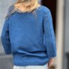 Blouse  Handgemaakt  van   70%  Italiaanse Merino Wol  30% Cashmere