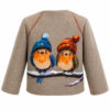Handgemaakte  Jas Merinowol Kleding voor Kinderen | Luxe & Ambacht Vilt  7-8 jaar