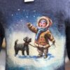 Handgemaakte  Jas Merinowol Kleding voor Kinderen | Luxe & Ambacht Vilt  leftijd  12 tot 14 jaar