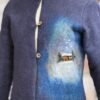 Handgemaakte  Jas Merinowol Kleding voor Kinderen | Luxe & Ambacht Vilt  leftijd  14-15 jaar