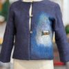 Handgemaakte  Jas Merinowol Kleding voor Kinderen | Luxe & Ambacht Vilt  leftijd  14-15 jaar
