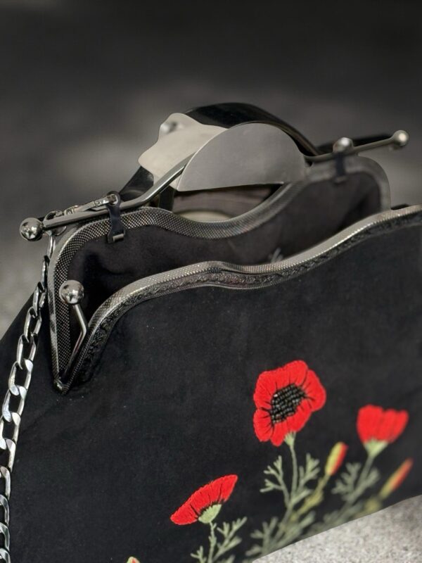 handgemaakte dames tas – geborduurde tas – vintage dames tas – Vintage Look