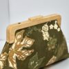Handgemaakte Luxe Clutch Tas met Houten Sluiting | Ambachtelijk Design uit Amsterdam