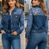 6952e7a0-0f2b-48d0-9483-1a8a66e1e3e6 Dames Denim Jas met Iers Kant – Handgemaakte Spijkerjasje in Amsterdam | Uniek & Trendy & Luxury