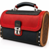 Exclusive Luxury Handmade Leather Bag Amsterdam | Natural Walnut Wood | Unique Designer Handbag | Nina’s Handwork Boutique