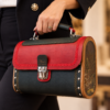 Exclusive Luxury Handmade Leather Bag Amsterdam | Natural Walnut Wood | Unique Designer Handbag | Nina’s Handwork Boutique