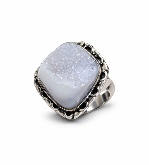 6591a60c-103c-4830-bedd-5983d9cb2a15 Handmade Natural Quartz Amethyst Ring – Unique Gemstone Jewelry – Artisan Crystal Statement Ring