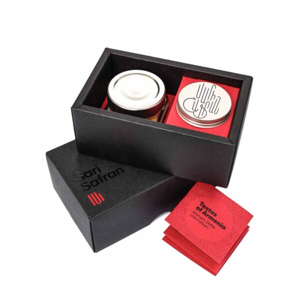 Premium Organic Saffron Salt Blend Box