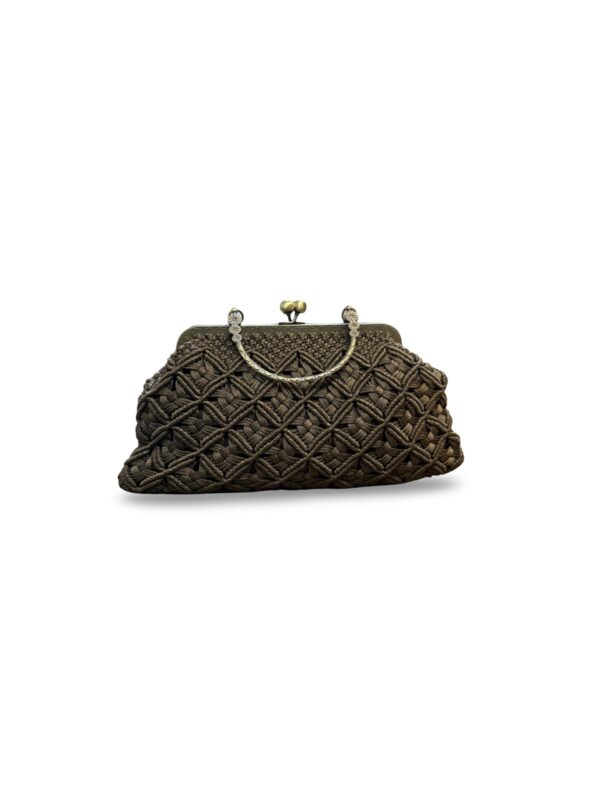 Handgemaakte Macramé Handtas – Unieke Boho Luxe Tas – Antieke Stijl – Exclusief Design Amsterdam