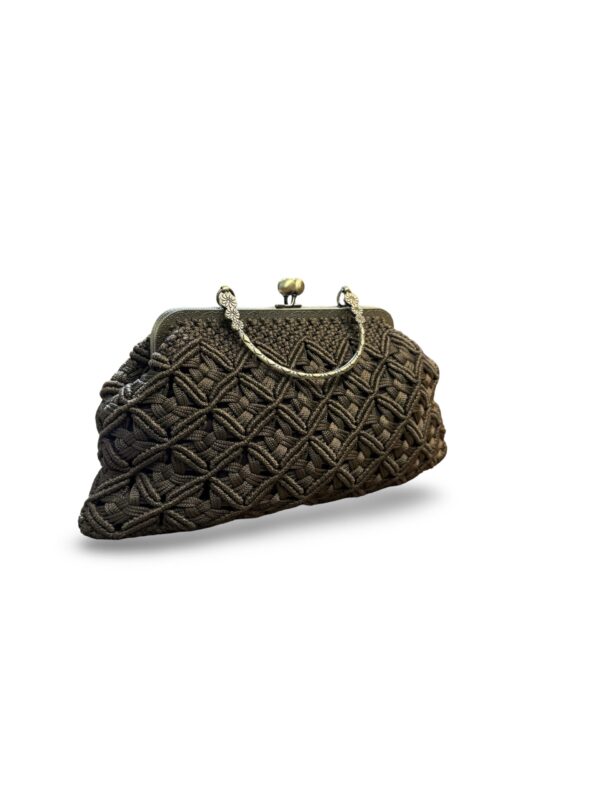 Handgemaakte Macramé Handtas – Unieke Boho Luxe Tas – Antieke Stijl – Exclusief Design Amsterdam
