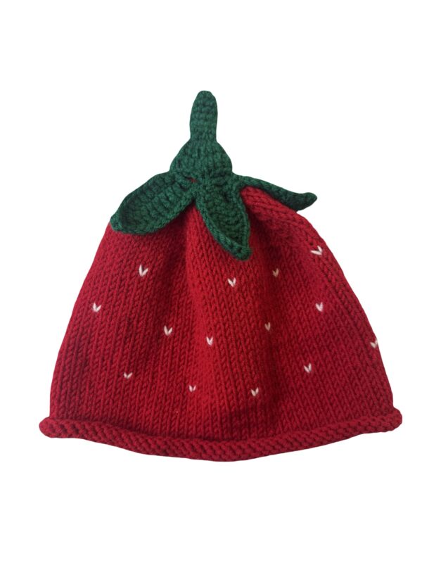 Trendy aardbeienmuts  – leuk en uniek voor kinderen