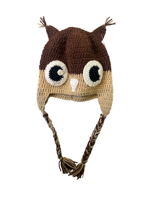 Owl Knit Baby Hat