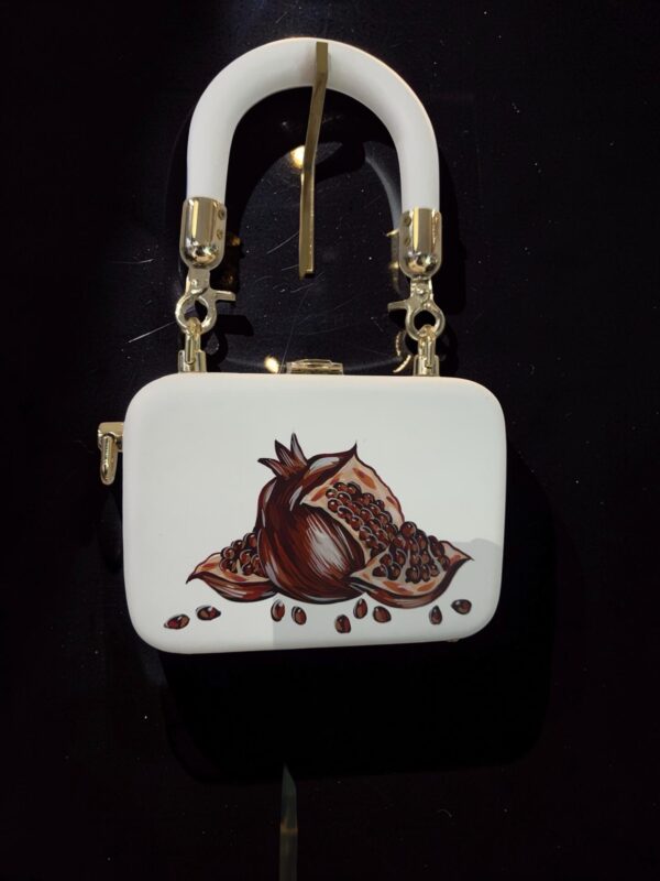 Pomegranate Wooden Bag