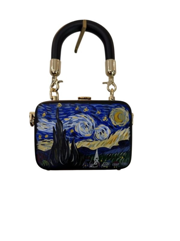 Van Gogh Inspired Wooden Bag