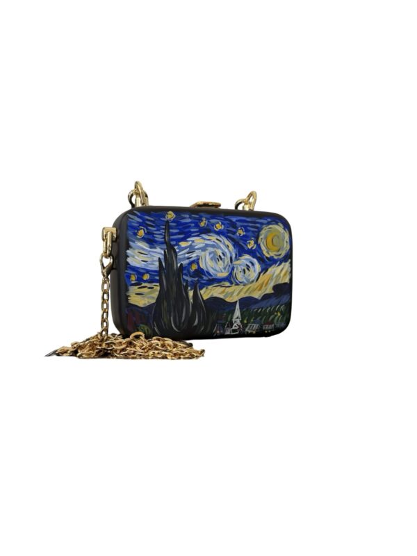 Van Gogh Inspired Wooden Bag