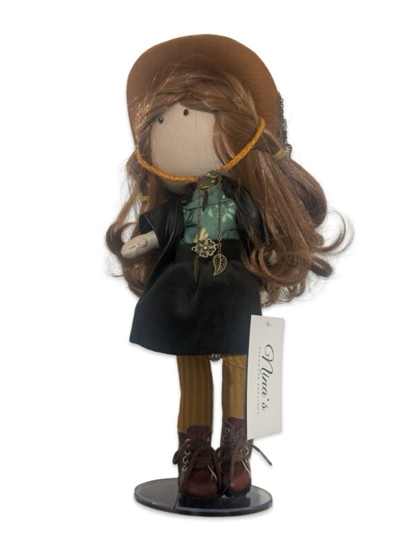 Angles Handmade Doll – Soft Fabric Toy, Unique Gift Idea, Handmade Doll Cowboy 30 cm Amsterdam