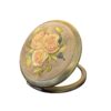 Vintage & Antiek Handgemaakt Borduurwerk  Spiegel – Unieke Decoratie – Hoge Kwaliteit Handwerk-Cream Kleur