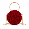 Luxury Crochet Rose Purse – Elegant Handmade Floral Bag