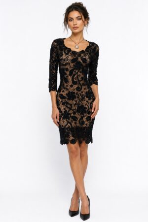 Handmade Crochet Dress Beige Mint | Unieke Exclusieve Gehaakte Jurk
