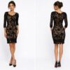Handmade Crochet Dress Beige Mint | Unieke Exclusieve Gehaakte Jurk
