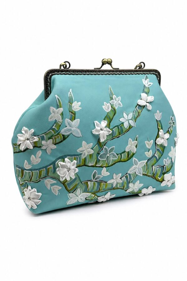 Luxury Handmade Floral Clutch Bag – Exclusive Designer Evening Purse