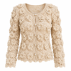 Handmade Exclusief Crochet Vest – Luxe Bio Katoen & Viscose | Uniek Bloemen Design