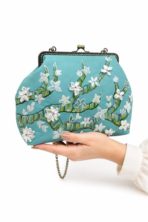 Luxury Handmade Floral Clutch Bag – Exclusive Designer Evening Purse